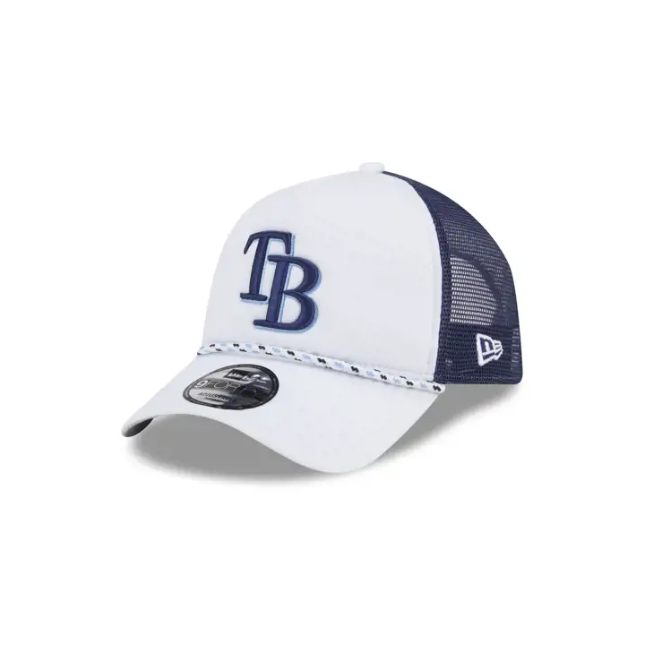 Casquette trucker 9FORTY MLB Tampa Bay Rays AF CS en mousse WHT/NAVY