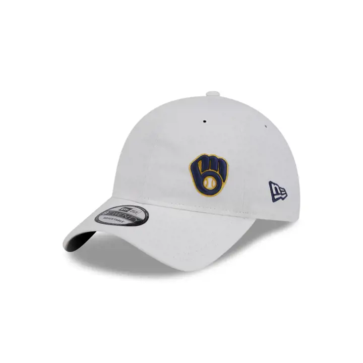 Milwaukee Brewers MLB COURT SPORT 9TWENTY BLANC