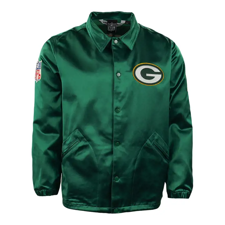 COUPE-VENT SATIN NFL GREEN BAY PACKERS vert foncé