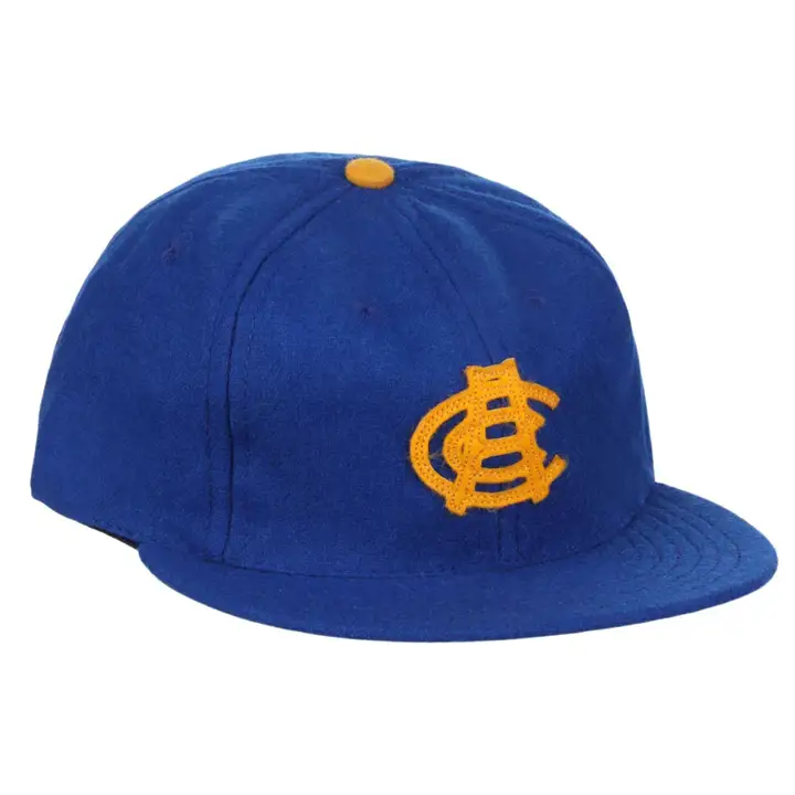 Casquette de baseball vintage du Chinese Athletic Club (Hawaii), 1909