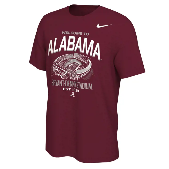 T-SHIRT LOCAL STADE NCAA ALABAMA CRIMSON TIDE 23 CRIM