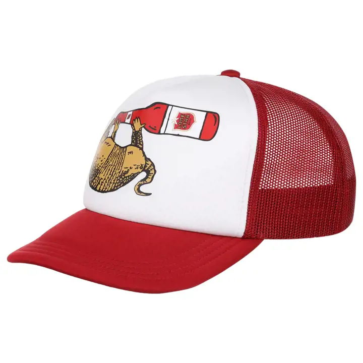 Lone Star Beer Foam Trucker Armadillo WHT/RED