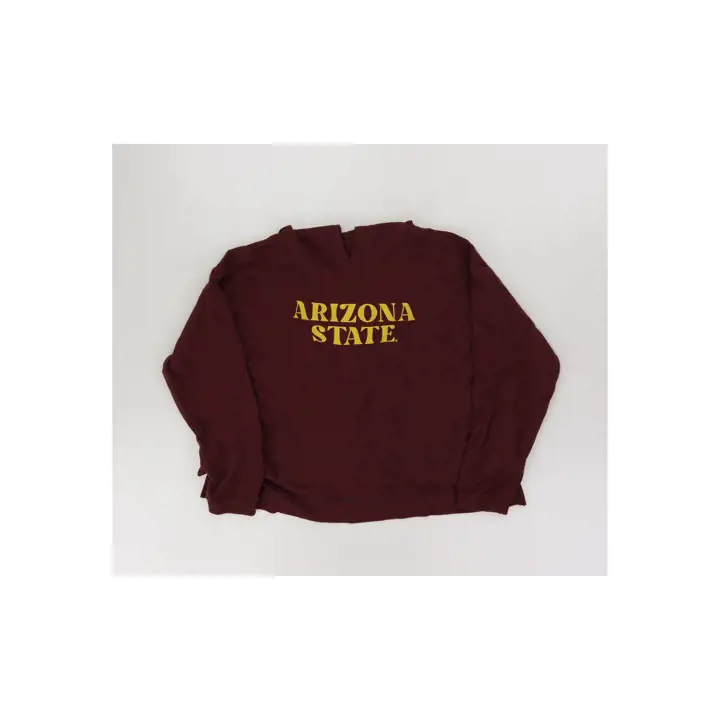 Sweat à capuche gaufré Arizona State Sun Devils NCAA pour femme MAR