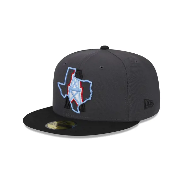 Casquette 59FIFTY NFL Houston Oilers Charcoal/Noir