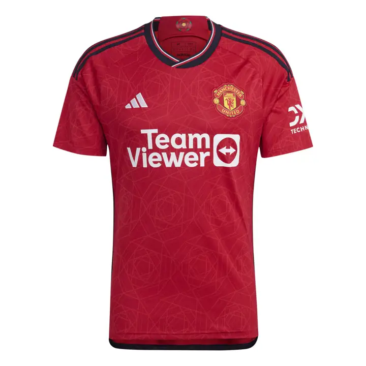 Maillot domicile rouge du club de football de Manchester United