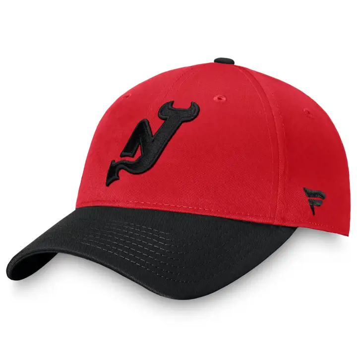 New Jersey Devils LNH 24 SS Structuré Adj ROUGE/NOIR/ROUGE
