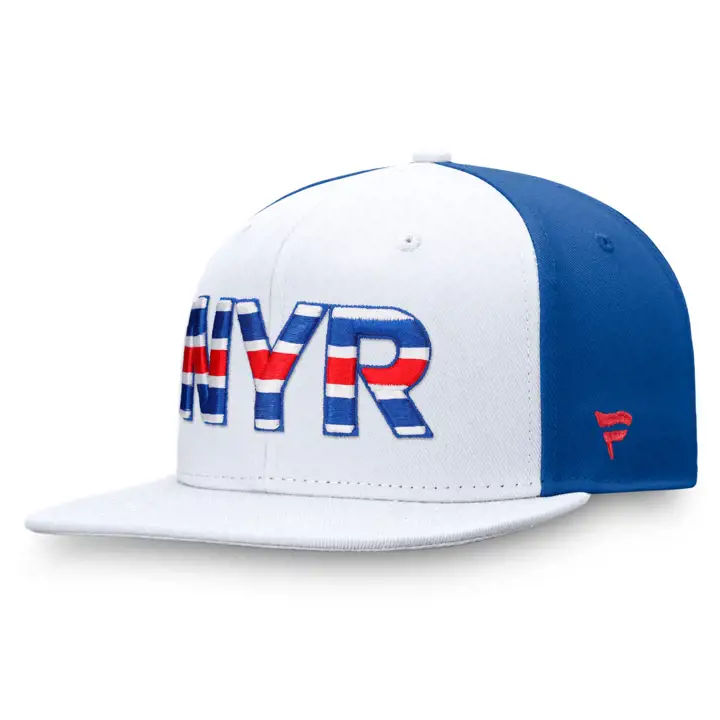 New York Rangers LNH 24 SS Casquette réglable BLANC/BLANC/BLEU