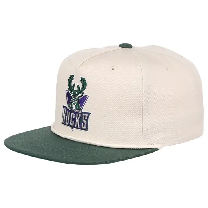 Milwaukee Bucks NBA HWC 2T Rope Snapback IVO/DKGRN/KGRN