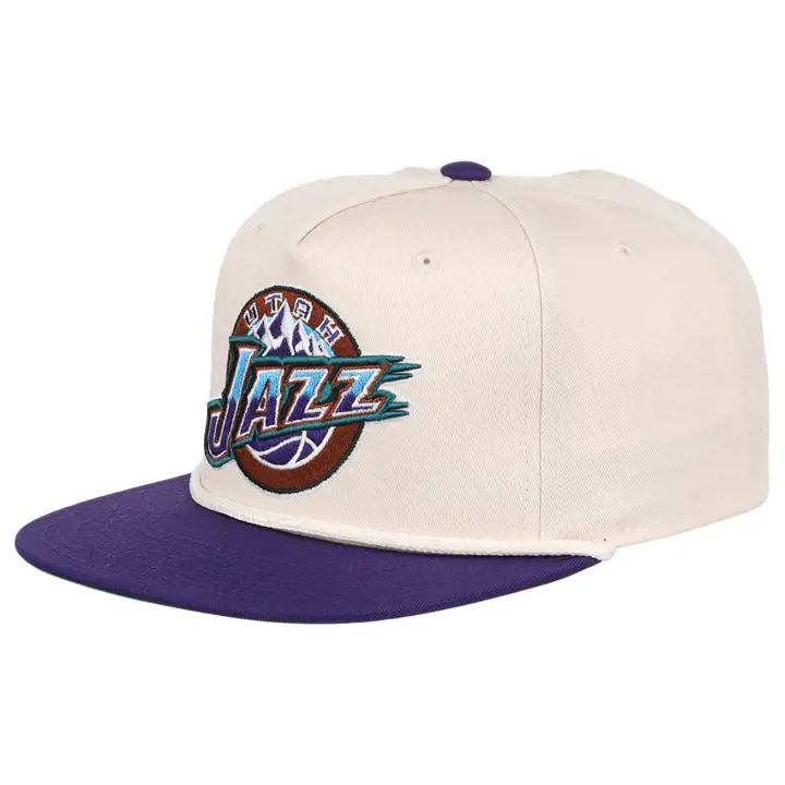 Utah Jazz NBA HWC 2T Rope Snapback IVO/PUR/KGRN
