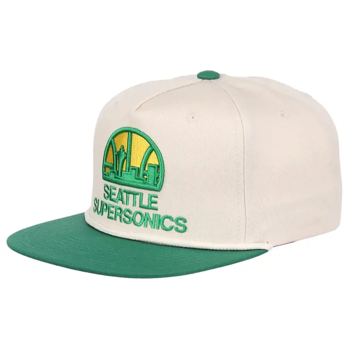 Seattle Supersonics NBA HWC 2T Casquette Corde Snapback IVO/GRN/KGRN