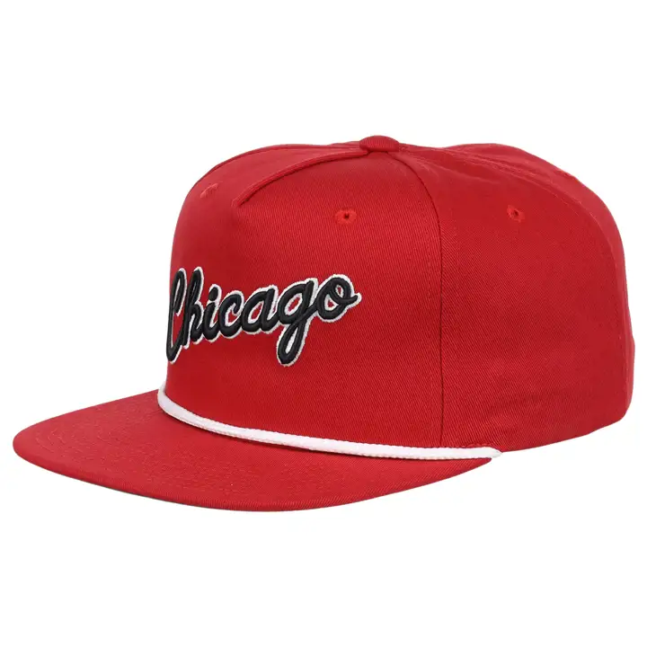 Chicago Bulls NBA HWC Rope Snapback ROUGE/ROUGE/VERT