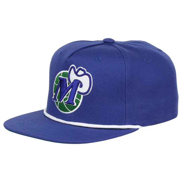 Dallas Mavericks NBA HWC Rope Snapback BLEU/BLEU/VERT FONCÉ