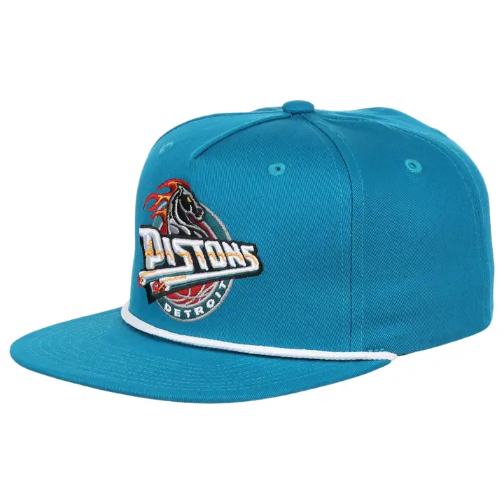 Detroit Pistons NBA HWC Rope Snapback TEAL/TEAL/KGRN