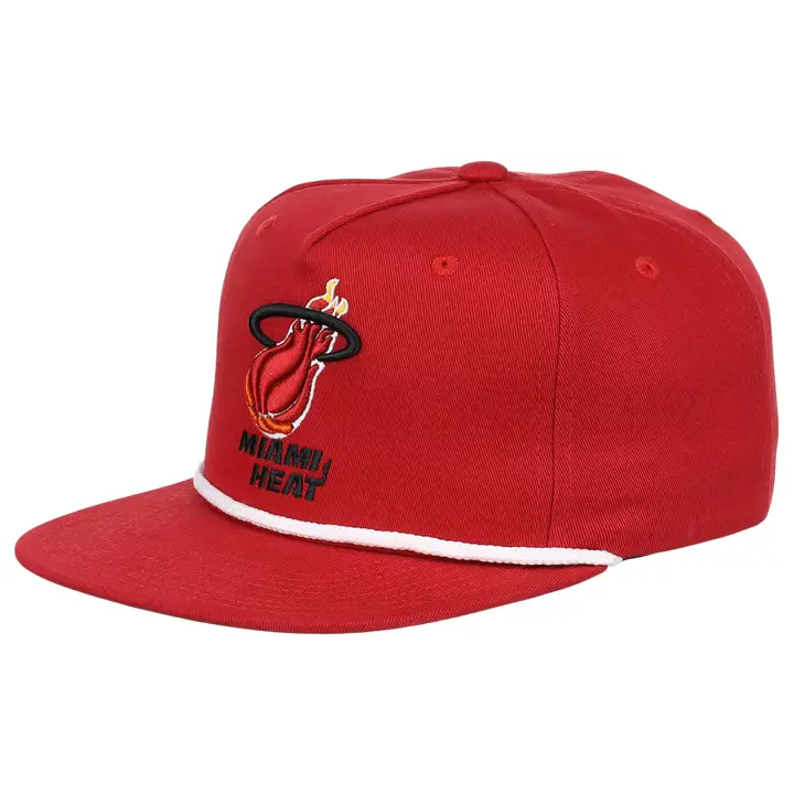 Casquette snapback Miami Heat NBA HWC corde ROUGE/ROUGE/VERT FONCÉ