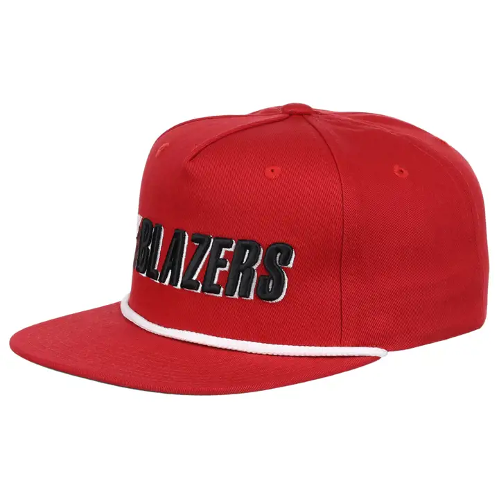 Portland Trail Blazers NBA HWC Visière plate à cordelette Rouge/Rouge/VertKelly