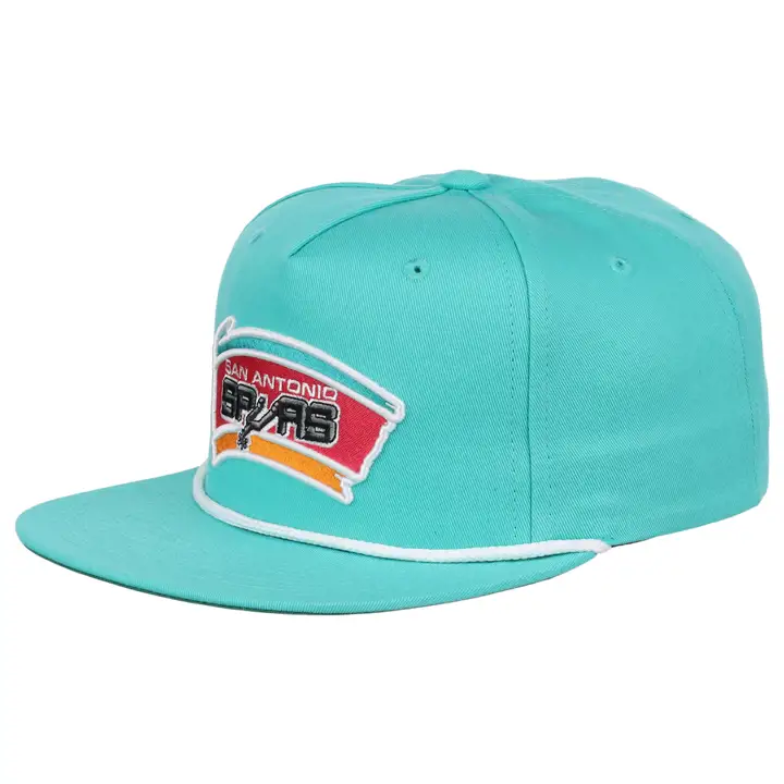 San Antonio Spurs NBA HWC Casquette Snapback Corde TURQUOISE/TURQUOISE/VGRIS