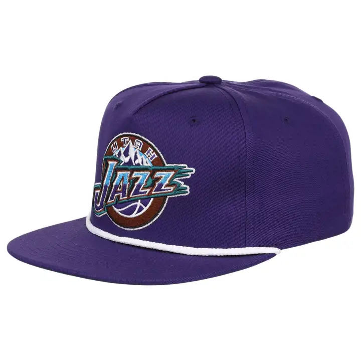 Utah Jazz NBA HWC Rope Snapback VIOLET/VIOLET/VERT FONCÉ