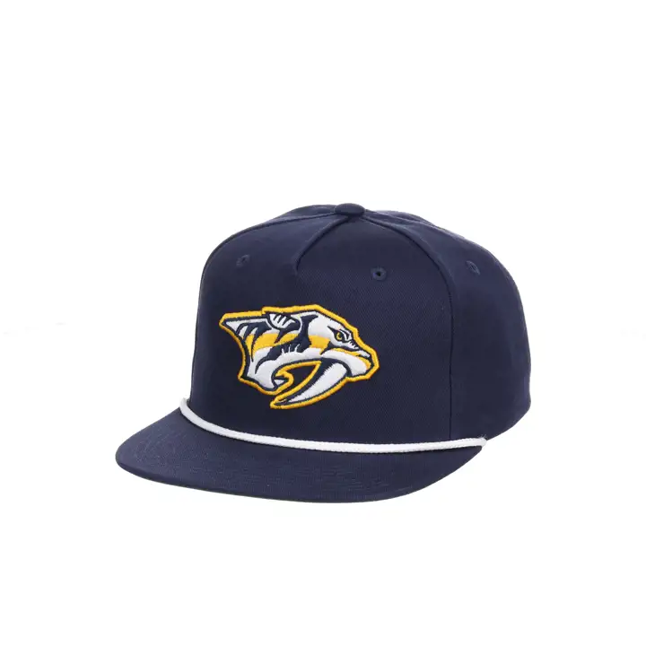 NASHVILLE PREDATORS LNH MN TC Corde Golfeur Bleu marine actuel