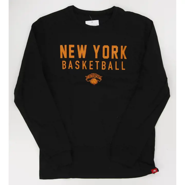 T-shirt manches longues NBA Mohave Brave des New York Knicks - Noir