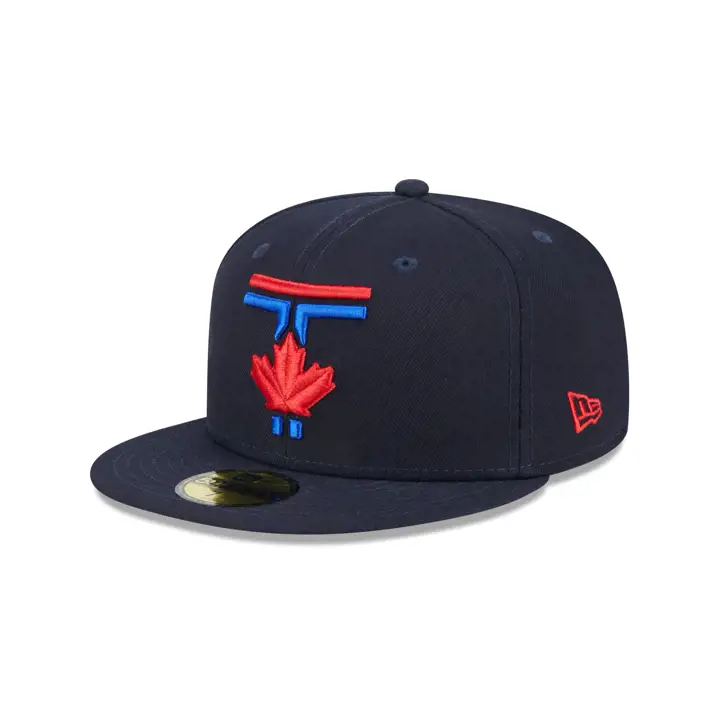 Casquette 59Fifty MLB City Connect des Blue Jays de Toronto bleu marine