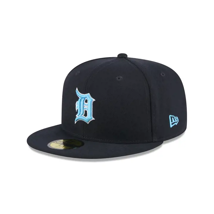 Detroit Tigers Casquette 59Fifty Marine pour la fête des pères MLB 2024