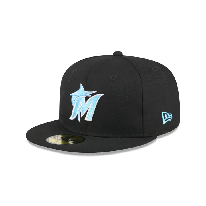 Casquette 59Fifty MLB Fête des Pères Miami Marlins 2024 noire