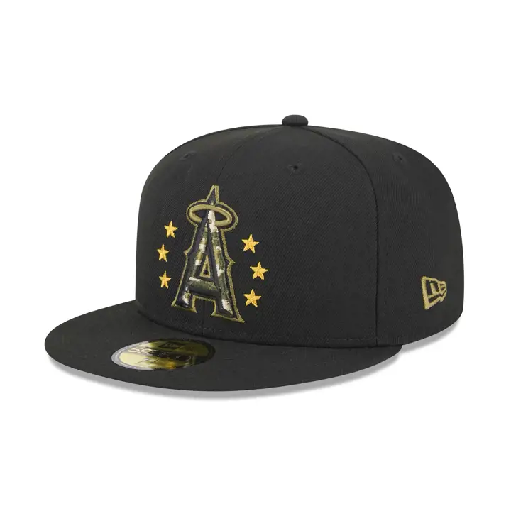 Anaheim Angels 2024 MLB Forces Armées 59Fifty BLK