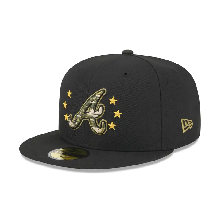 Atlanta Braves 2024 MLB Armed Forces 59Fifty BLK
