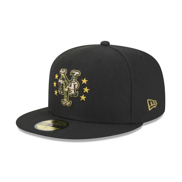 New York Mets 2024 MLB Forces Armées 59Fifty BLK