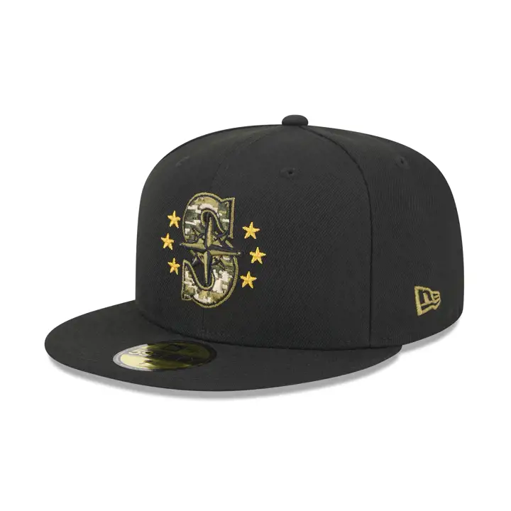 Seattle Mariners 2024 MLB Forces Armées 59Fifty BLK