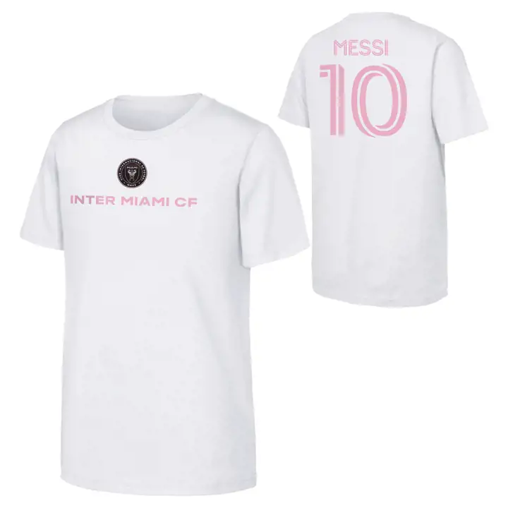 Inter MLS Youth N&N T-Shirt Lionel Messi WHT