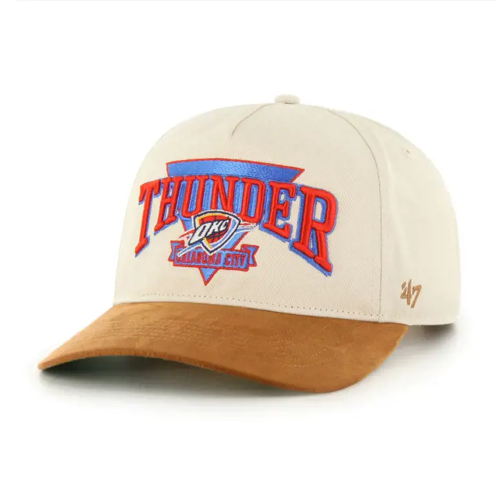 Casquette Oklahoma City Thunder NBA '47 Triangle Hitch silv/kha/grn