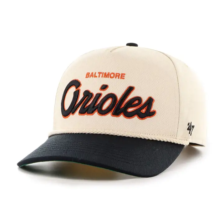 Casquette '47 HITCH NATURA Baltimore Orioles MLB CROSSTOWN SCRIPT ROPE
