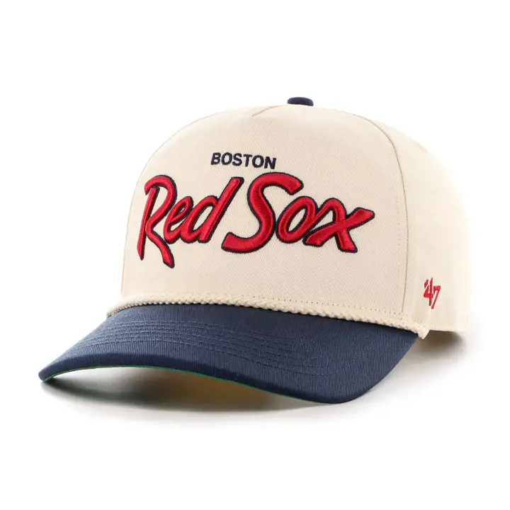 Casquette Boston Red Sox MLB CROSSTOWN SCRIPT ROPE '47 HITCH NATURAL/N