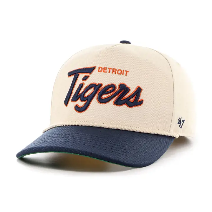 Casquette Detroit Tigers MLB CROSSTOWN SCRIPT ROPE '47 HITCH NATURAL/N