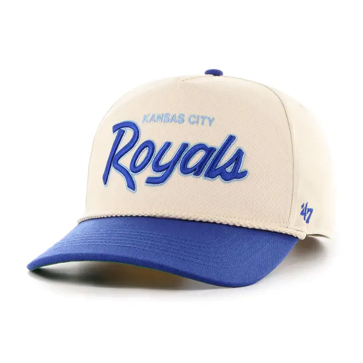 Casquette « MLB CROSSTOWN SCRIPT ROPE '47 HITCH NATUR » des Royals de Kansas City