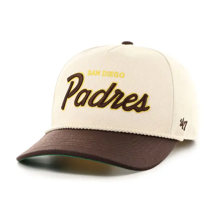 Casquette '47 HITCH ROPE SCRIPT CROSSTOWN MLB San Diego Padres coloris naturel