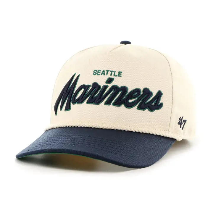Casquette Seattle Mariners MLB CROSSTOWN SCRIPT ROPE '47 HITCH NATUREL