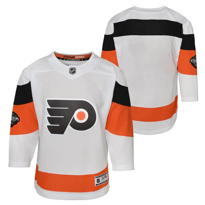 Maillot des Flyers de Philadelphie NHL Youth Stadium Series 24 ast