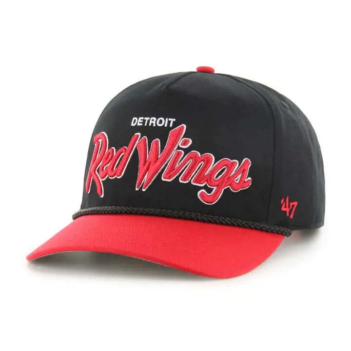 Casquette Detroit Redwings NHL Script 47 Rope Hitch NHL NOIR/ROUGE/NOIR