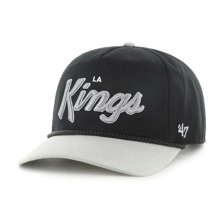 Casquette Los Angeles Kings NHL Script 47 Rope Hitch NHL NOIR/GRIS/NOIR