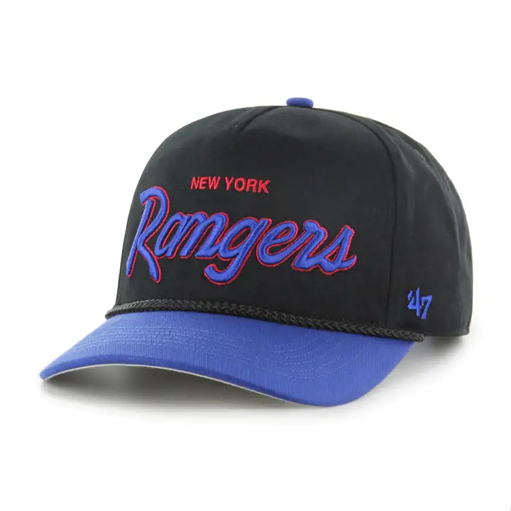 New York Rangers LNH Script 47 Rope Hitch LNH N/B/N