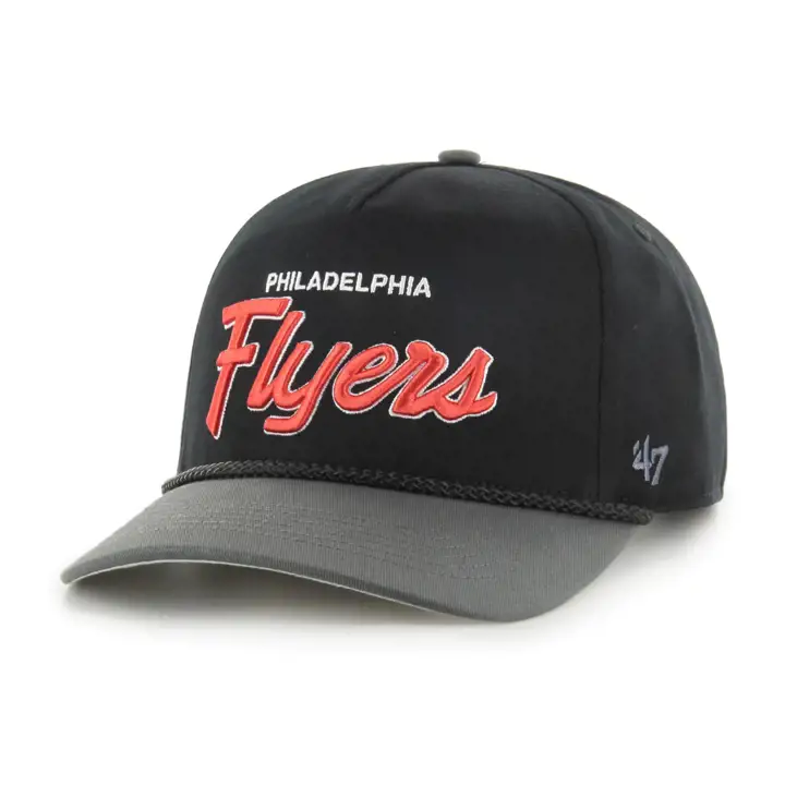 Casquette Philadelphia Flyers NHL Script 47 Rope Hitch NHL NOIR/ORANGE/NOIR