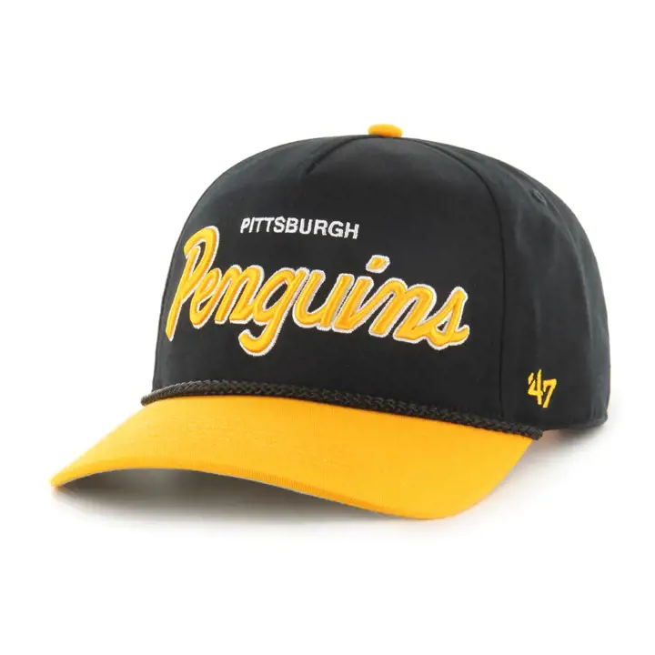 Pittsburgh Penguins NHL Script 47 Rope Hitch NHL N/B/N