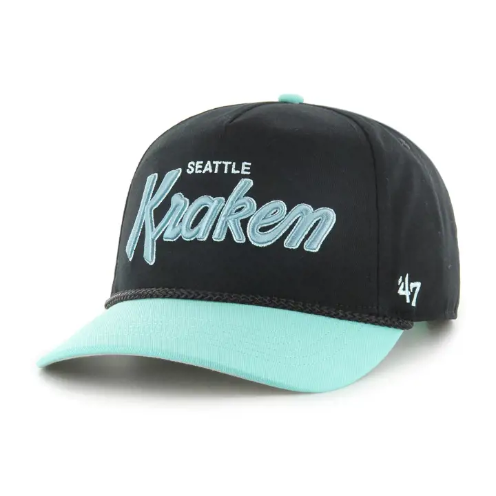 Casquette 47 Rope Hitch NHL Seattle Kraken noire/turquoise/noire
