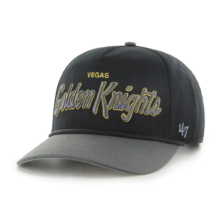 Vegas Golden Knights LNH Script 47 Rope Hitch LNH NOIR/GRISFN/