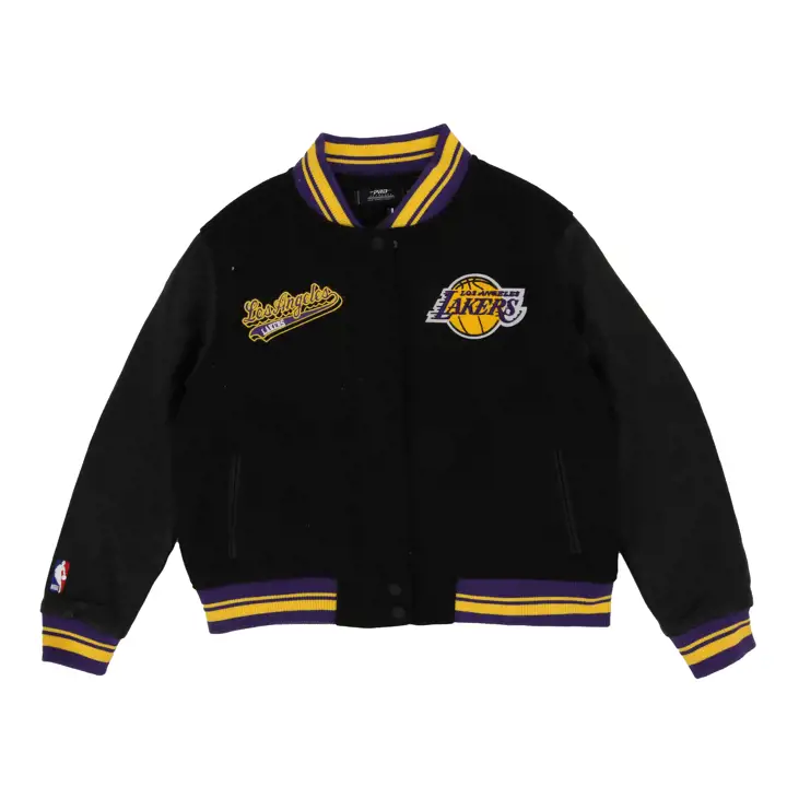 Veste universitaire Los Angeles Lakers NBA pour femme, avec inscription « Script Tail », 24