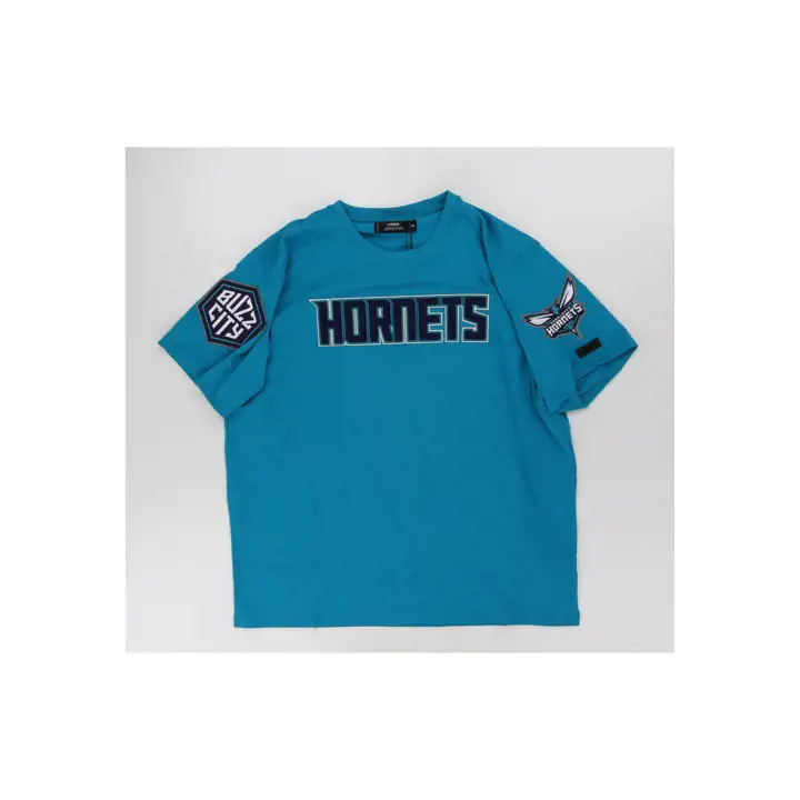 T-Shirt NBA CHARLOTTE HORNETS mode BLEU PÉTROLE