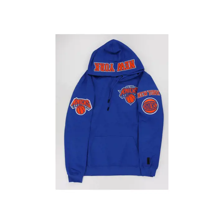 New York Knicks NBA Mode Logo PO Capuche Bleue