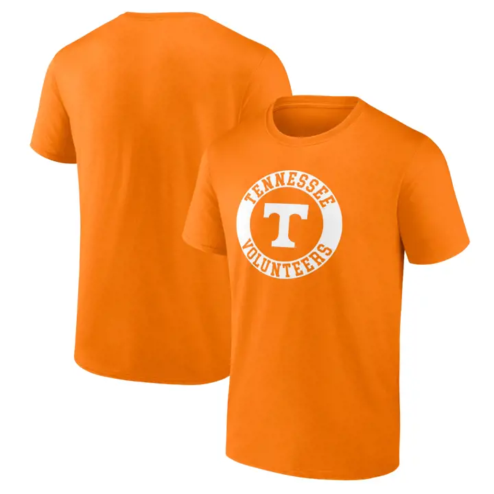 T-shirt circulaire à grand logo NCAA Tennessee Volunteers ORG